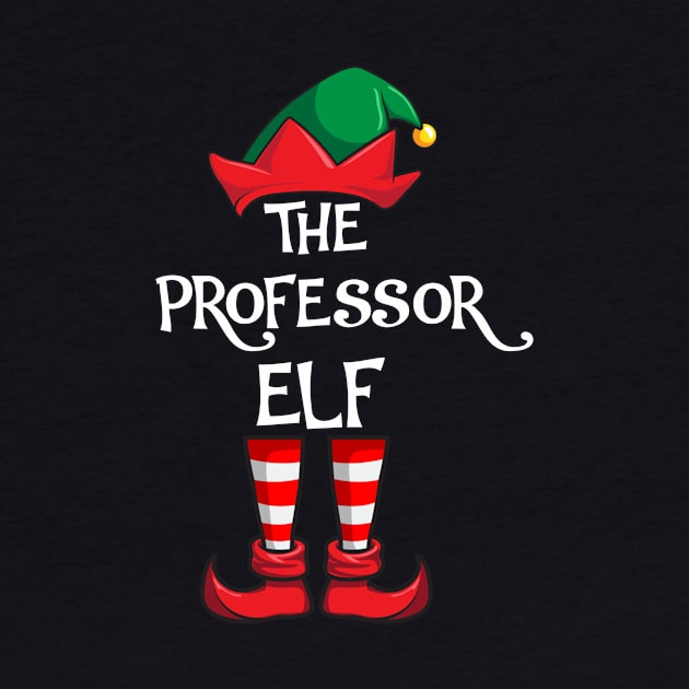 Professor Elf Matching Family Christmas Teacher by hazlleylyavlda